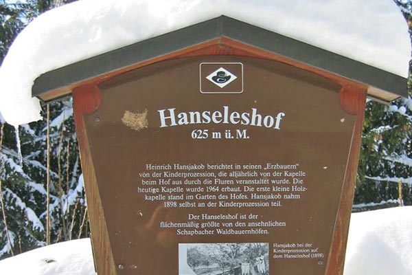 Winter auf dem Hanselehof